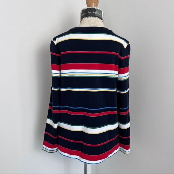 Brooks Brothers Stripes Long Sleeve Thin Sweater size M (350) - Picture 5 of 7
